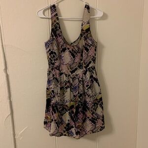 Silence + Noise Multicolored Tunic Blouse Sz Small